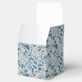 Blue Floral Pattern Antiek Asian Design Bedankdoosjes (Geopend)