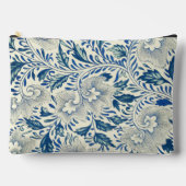 Blue Floral Pattern Antiek Asian Design Etui (Voorkant)