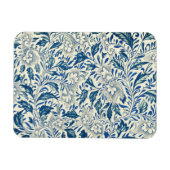 Blue Floral Pattern Antiek Asian Design Magneet (Horizontaal)