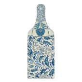 Blue Floral Pattern Antiek Asian Design Snijplank (Voorkant)