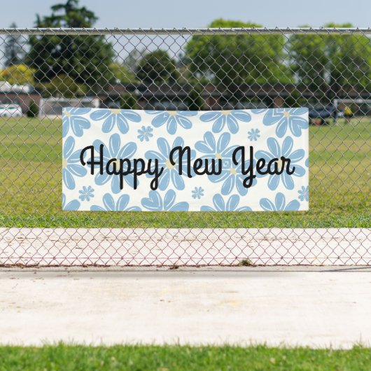 Blue Floral Pattern -  banner (Insitu)