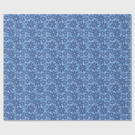 Blue Floral Pattern onderzetters – stijlvolle toeg Cadeaupapier