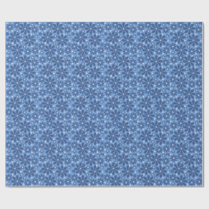 Blue Floral Pattern onderzetters – stijlvolle toeg Cadeaupapier