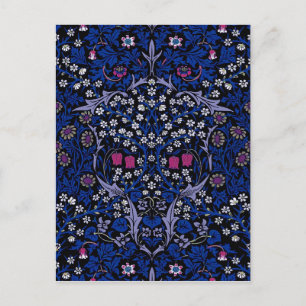 Blue  Floral Pattern, William Morris Briefkaart