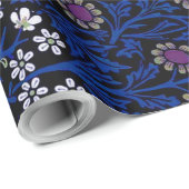 Blue  Floral Pattern, William Morris Cadeaupapier (Rol Hoek)