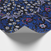 Blue  Floral Pattern, William Morris Cadeaupapier (Hoek)