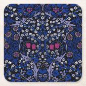 Blue  Floral Pattern, William Morris Kartonnen Onderzetters (Voorkant)