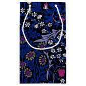 Blue Floral Pattern, William Morris Klein Cadeauzakje (Achterkant)