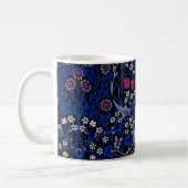 Blue  Floral Pattern, William Morris Koffiemok (Links)