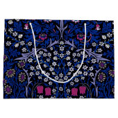 Blue  Floral Pattern, William Morris Large Groot Cadeauzakje (Achterkant)