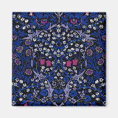 Blue  Floral Pattern, William Morris Magneet (Voorkant)