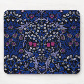 Blue  Floral Pattern, William Morris Muismat (Voorkant)
