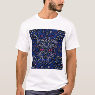 Blue  Floral Pattern, William Morris T-shirt