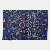 Blue  Floral Pattern, William Morris Theedoek (Horizontaal)