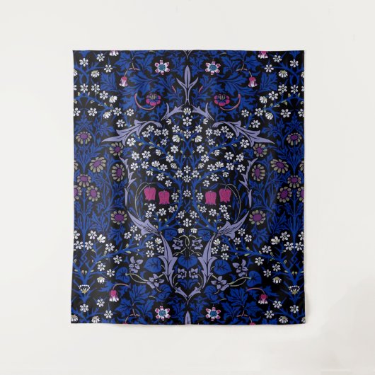 Blue Floral Pattern, William Morris Wandkleed (Voorkant)