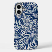 blue floral pattern with diverse leaves & blossoms Case-Mate iPhone case (Achterkant)