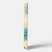  Blue Floral-persoonlijke iPad-draagtas Case-Mate iPhone Case (Achterkant / Rechts)