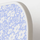 Blue Floral Pickleball Paddle (Links Detail)