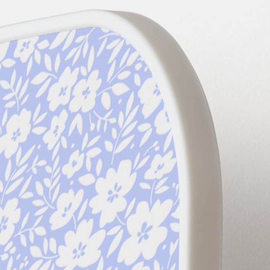 Blue Floral Pickleball Paddle (Links Detail)