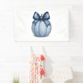 Blue Floral Pumpkin Spandoek (Insitu)