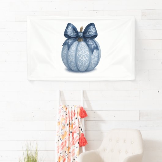 Blue Floral Pumpkin Spandoek (Insitu)
