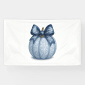 Blue Floral Pumpkin Spandoek (Horizontaal)