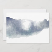 blue floral script baby shower nodigt (Achterkant)