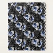 Blue Floral Skull Series Design 1 Planner (Achterkant)