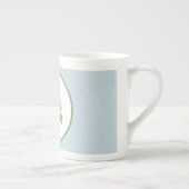 Blue Floral Specialized Bone China Mok (Rechts)