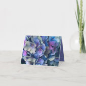 Blue Floral Sympathy Scripture Kaart (Achterkant)