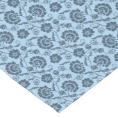 Blue Floral Table Runner Korte Tafelloper (Hoek)