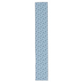 Blue Floral Table Runner Lange Tafelloper (Voorkant)