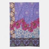 Blue Floral Tea Towel van KCS Theedoek (Verticaal)