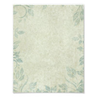 Blue  Floral Vine Wedding
