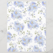 Blue Floral Wat op je telefoon Vrijgezellenfeest s (Achterkant)