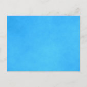 Blue Floral Wil jij mijn bruidsmeisje zijn? Uitnodiging Briefkaart (Achterkant)