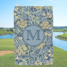Blue Floral William Morris Custom Initiaal Dames