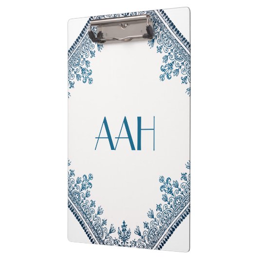Blue Flourish Klembord (Links)