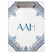 Blue Flourish Klembord (Voorkant)
