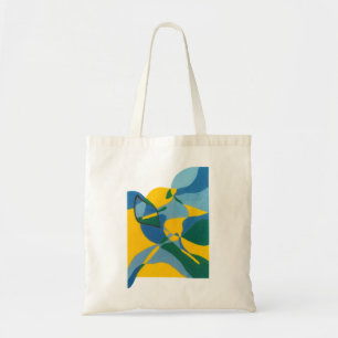 Blue Flow Abstract Tas – Minimal Artistic Bag