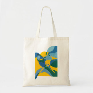 Blue Flow Abstract Tas – Minimal Artistic Bag