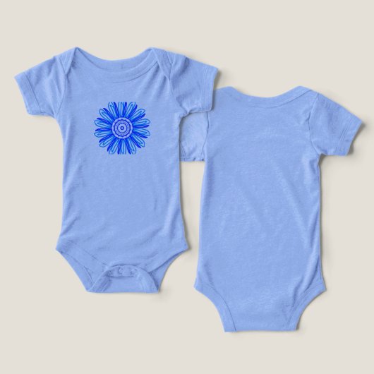 blue flower (Ontwerp Voorkant & Achterkant)