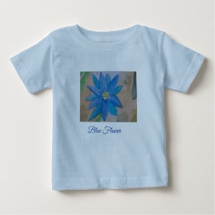 Blue Flower Baby T-Shirt