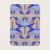  Blue Flower Custom Oorbel Display Kaart (Achterkant)
