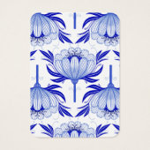  Blue Flower Custom Oorbel Display Kaart (Achterkant)