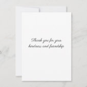 Blue Flower Flat - Bedankt voor je creditcard (Achterkant)