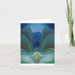 Blue Flower, Georgia O'Keeffe, Kaart