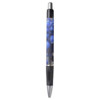 Blue Flower Grip Pen