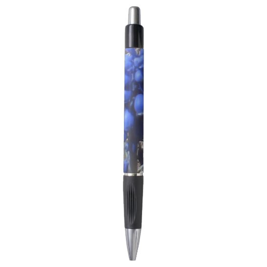 Blue Flower Grip Pen (Voorkant Verticaal)