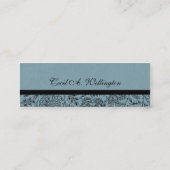 Blue Flower mama-kaarten Contactkaartje (Achterkant)